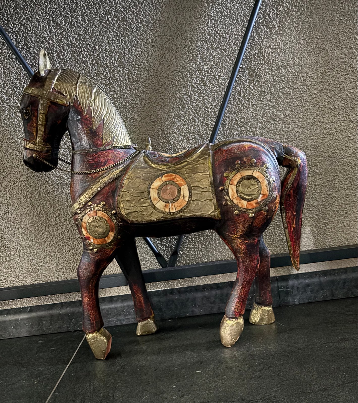 Decoratief houten paard - Handgemaakt, Ophalen of Verzenden