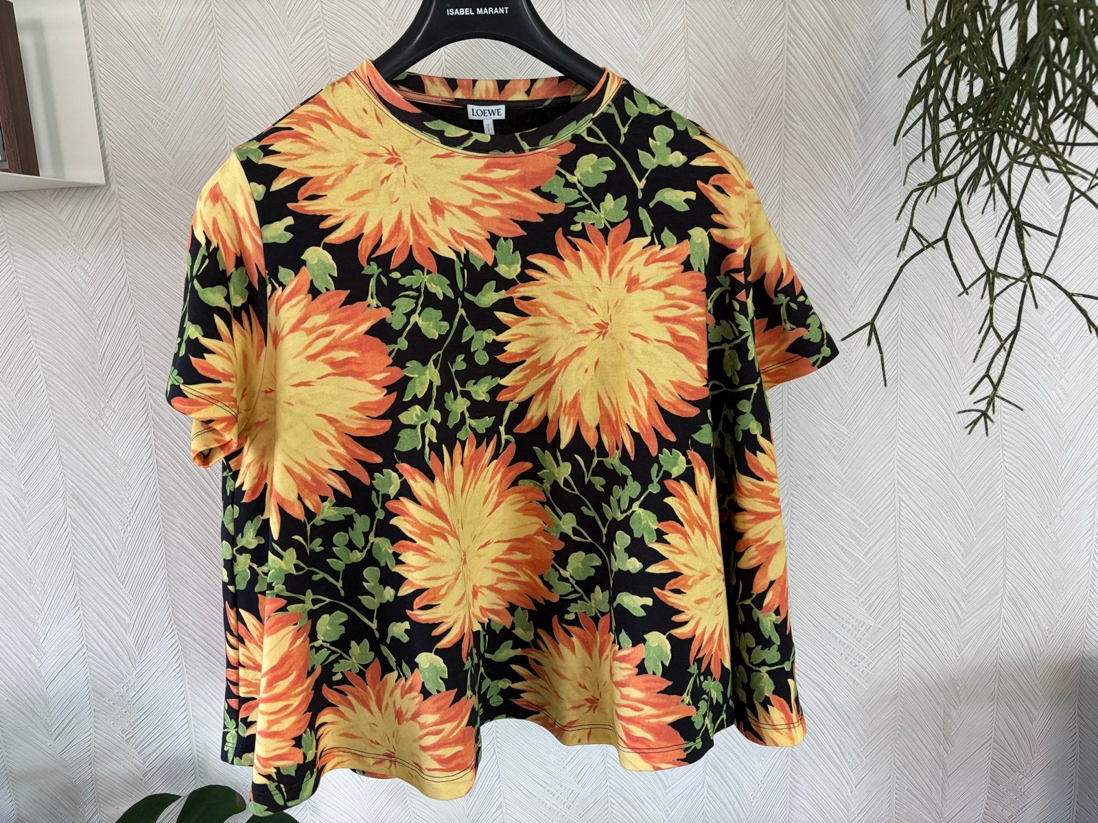Loewe Trapeze Top in Multicolour Dahlia print Maat M, Maat 38/40 (M), Meerkleurig, Ophalen of Verzenden, Zo goed als nieuw