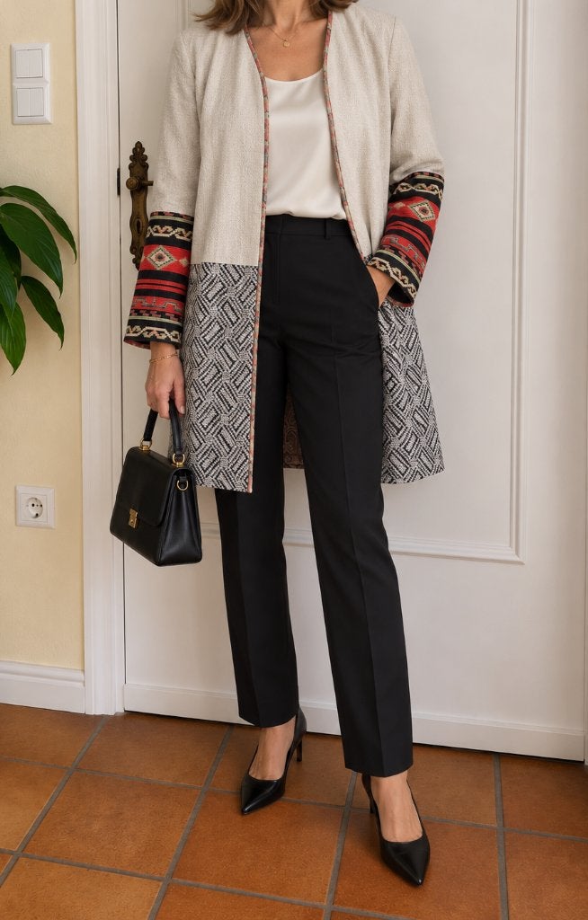 Zara Basic linnen blazer – boho chic maat M, Kleding | Dames, Maat 38/40 (M), Meerkleurig, Ophalen of Verzenden, Zo goed als nieuw