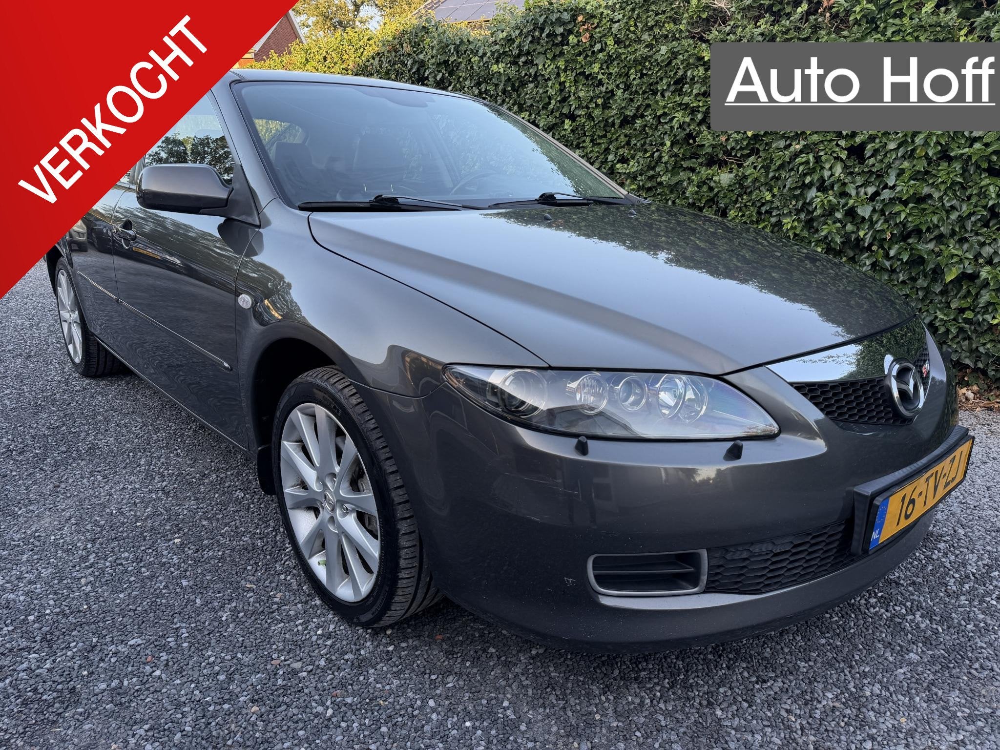 Mazda 6 Sport 2.3i GT-M | Leer | Navi | Xenon | Camera | Aut, Auto's, Voorwielaandrijving, Gebruikt, 2261 cc, Bedrijf
