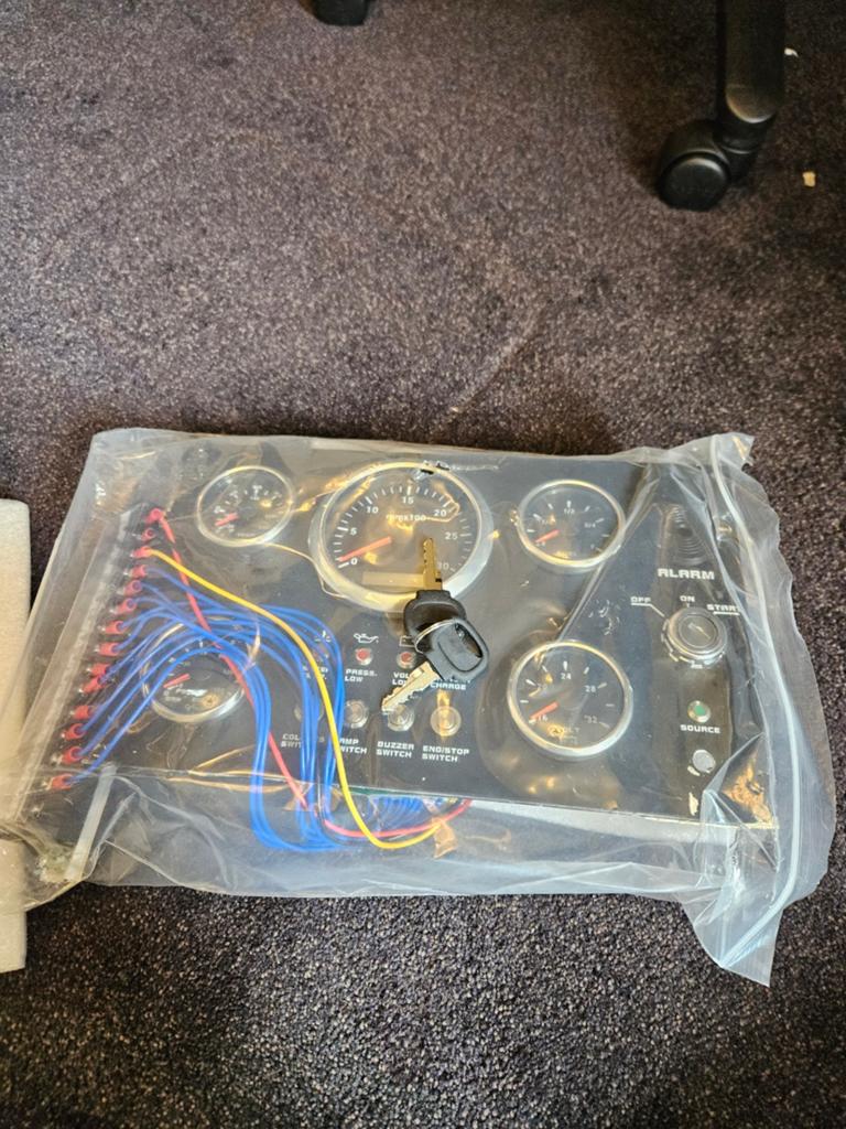 Motorpaneel 24V 4000RPM met Toerenteller en Meters, Ophalen of Verzenden, Nieuw, Motor en Techniek, Zeilboot of Motorboot