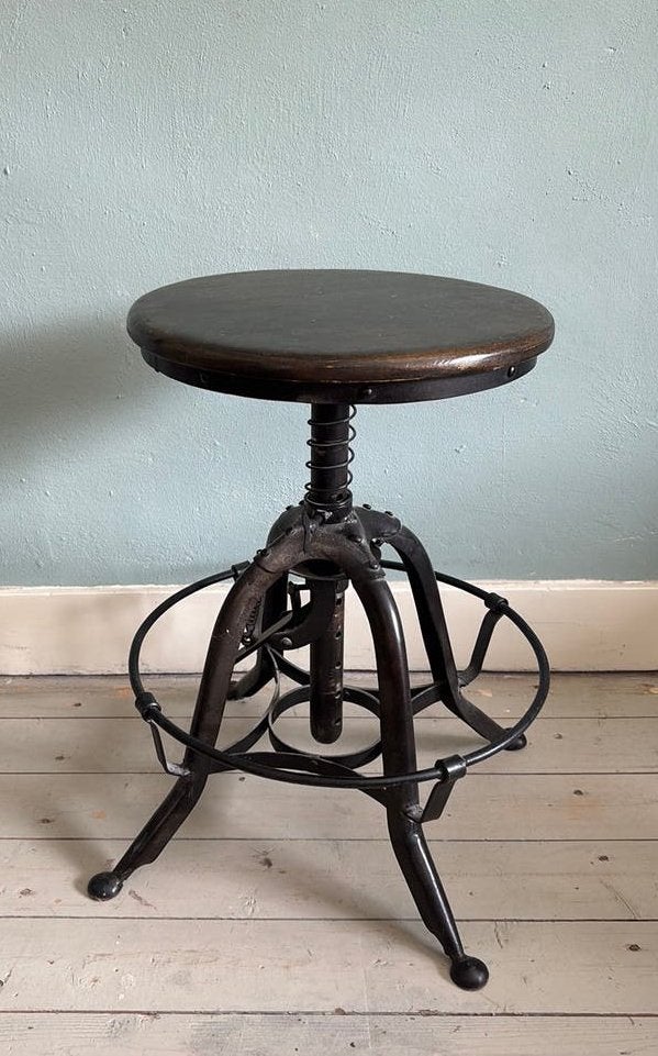 Stoeren houten kruk 55 cm hoog, Ophalen, Zo goed als nieuw, Hout