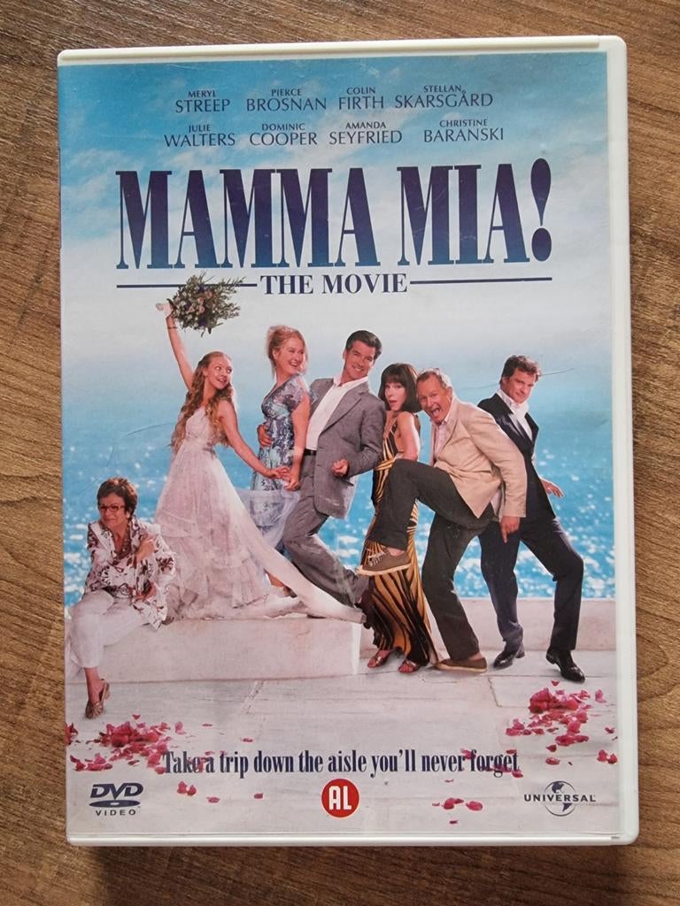 Mama mia dvd, Verzamelen, Ophalen of Verzenden, Gebruikt, Speelkaart(en)