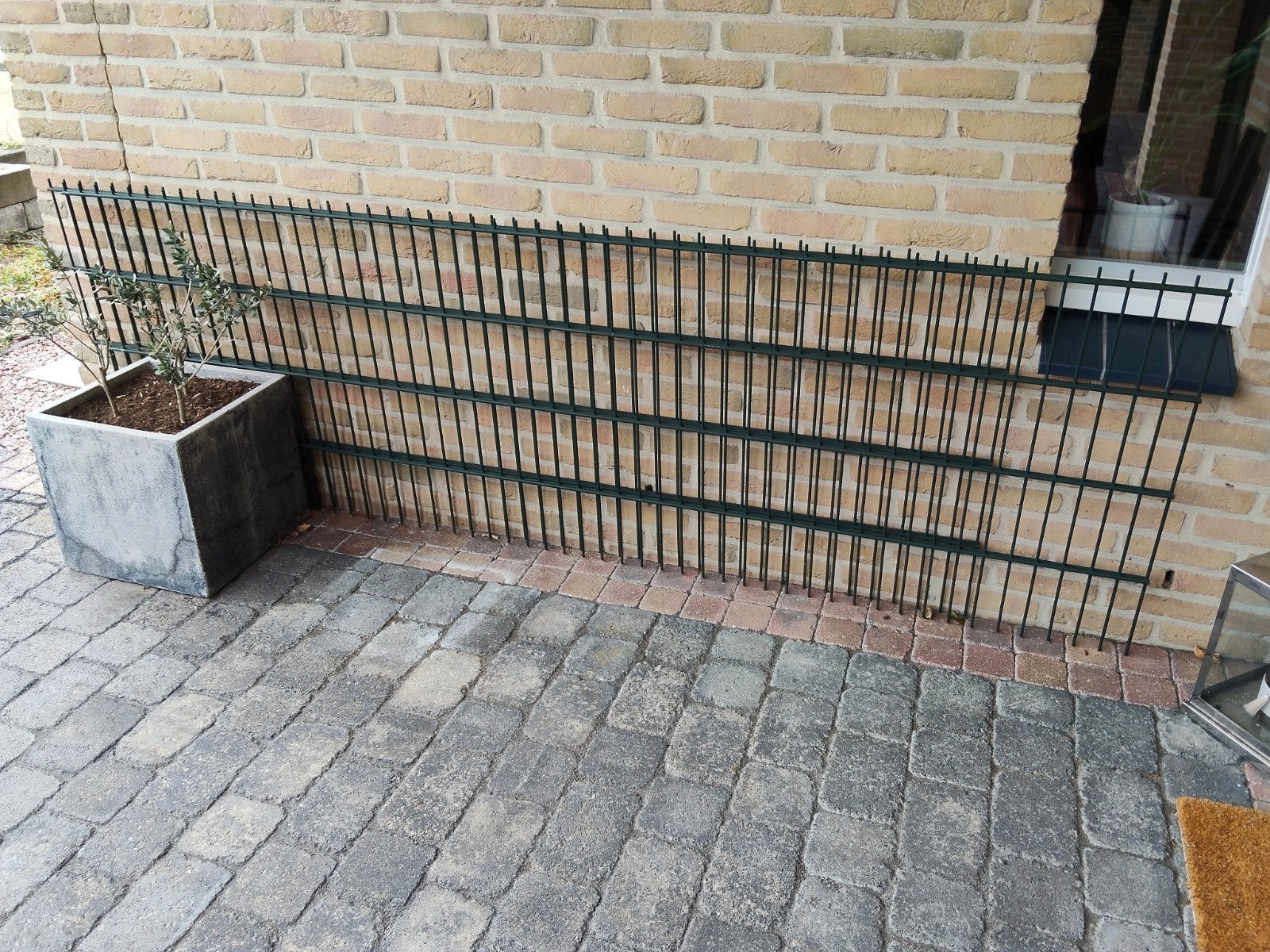 Heras Groen Spijlenhekwerk, Ophalen, Gebruikt, IJzer, Spijlenhekwerk