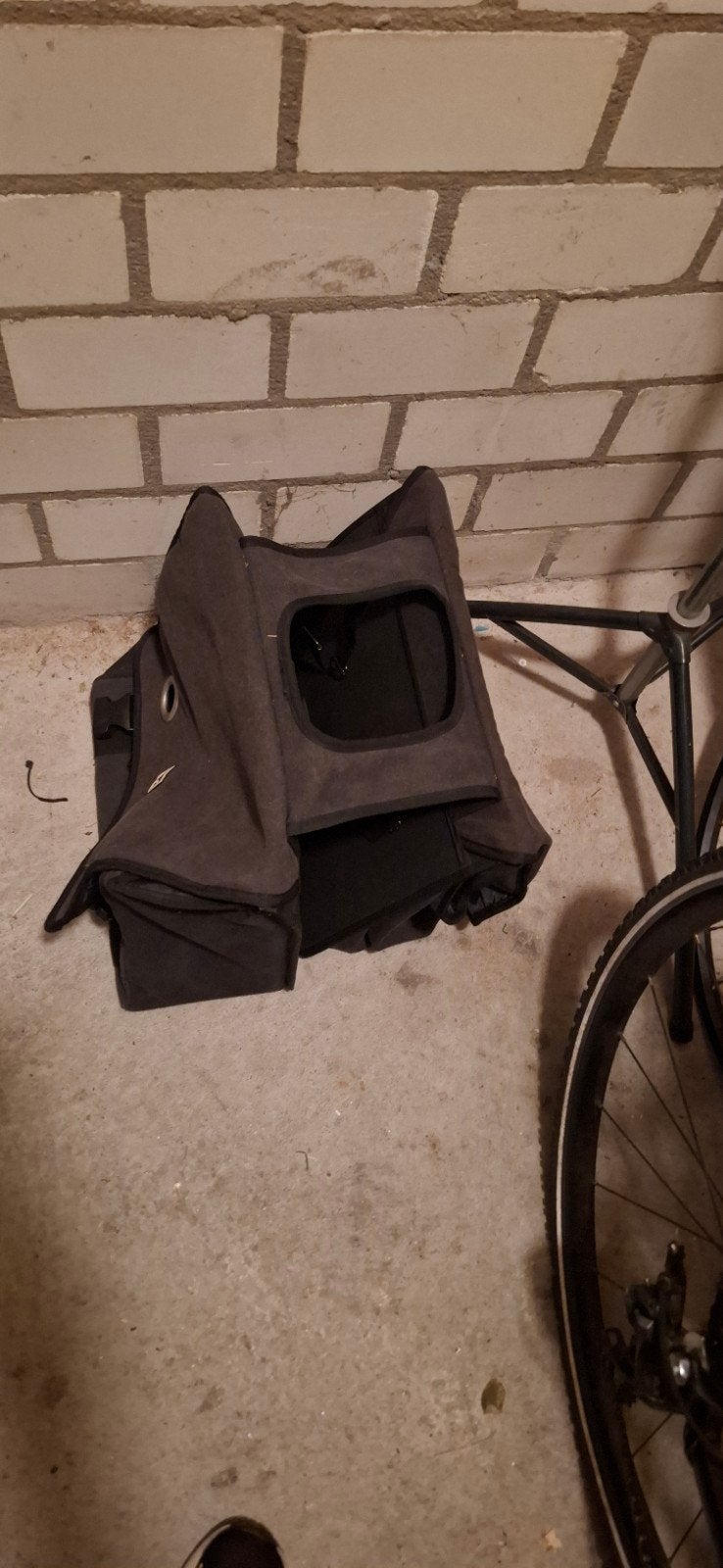 Fietstas en stuurondersteuner, Ophalen, Gebruikt