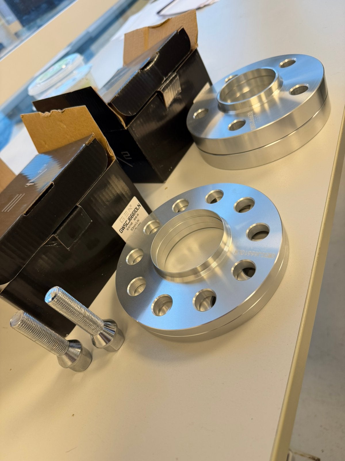 4x Spacers Spoorverbreders 5x112 66.6mm 10 20mm + Wielbouten, Ophalen of Verzenden, L, L, L