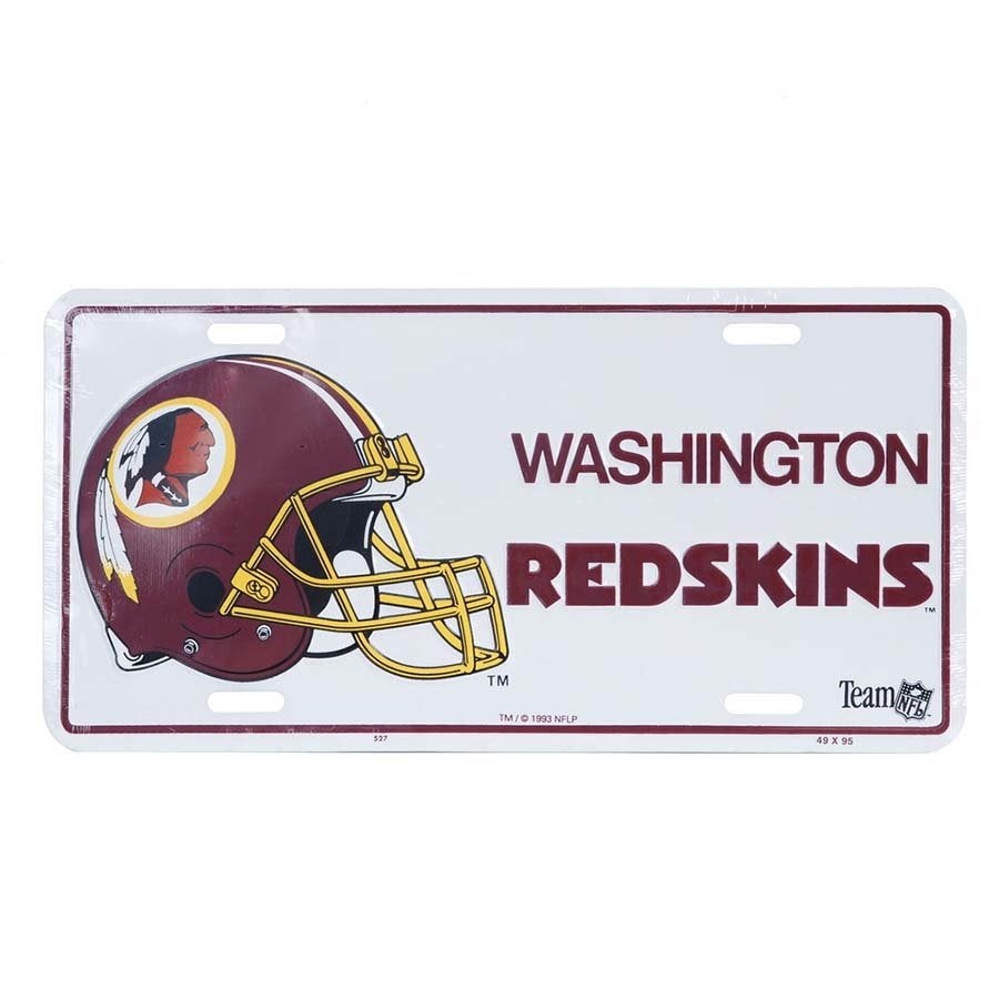 WASHINGTON REDSKINS NFL METAL LICENSE PLATE, Info@taurusvintage.nl, Overige typen, Nieuw, WEG EN LAND