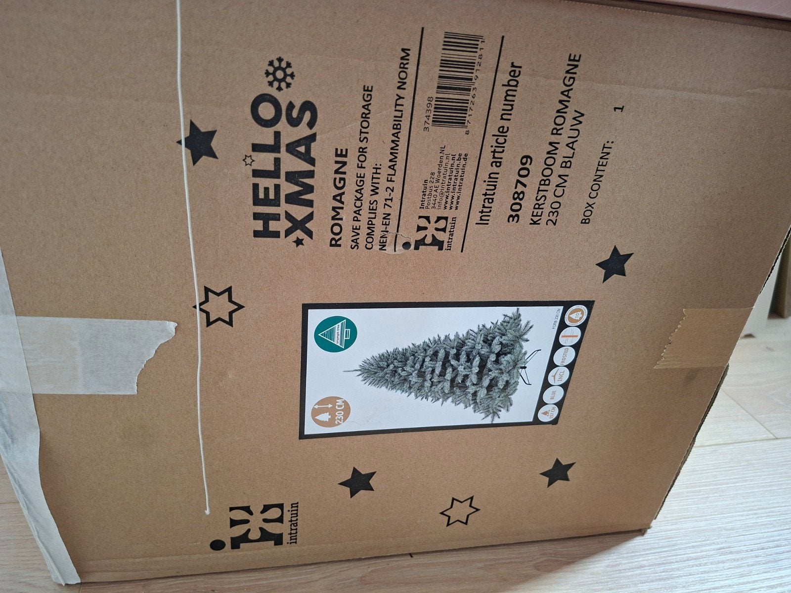 Kerstboom, Ophalen