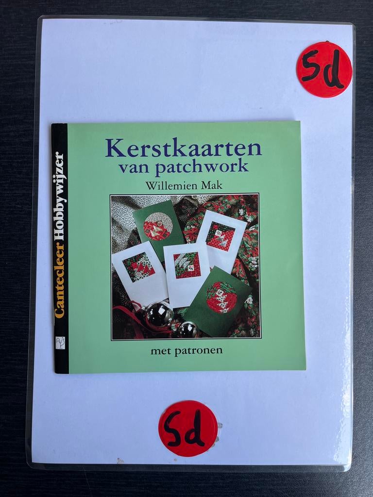 Kerstkaarten van patchwork - Willemien Mak (met patronen), Ophalen of Verzenden, Zo goed als nieuw, Kerst, Overige typen