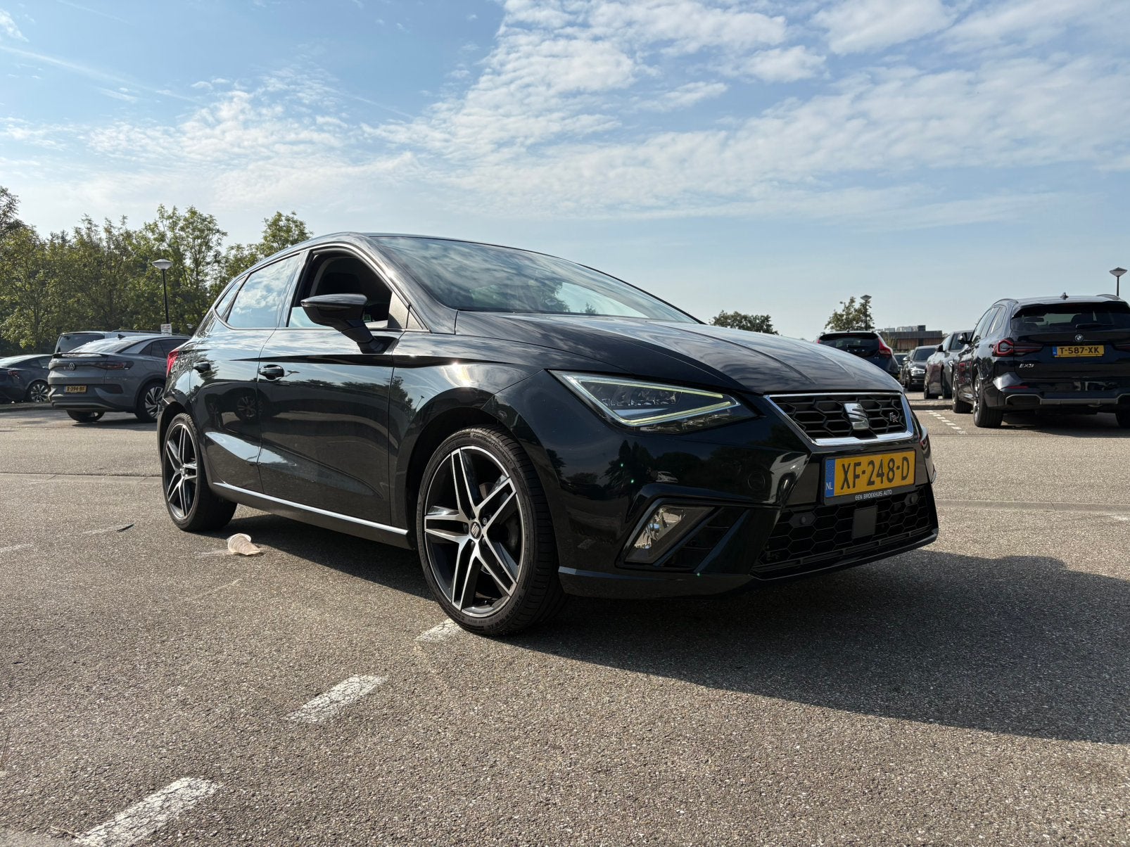 Seat Ibiza FR Dsg-7 keyless virtuel kockpit-led-trekhaak, Auto's, Stof, 1072 kg, Origineel Nederlands, 115 pk