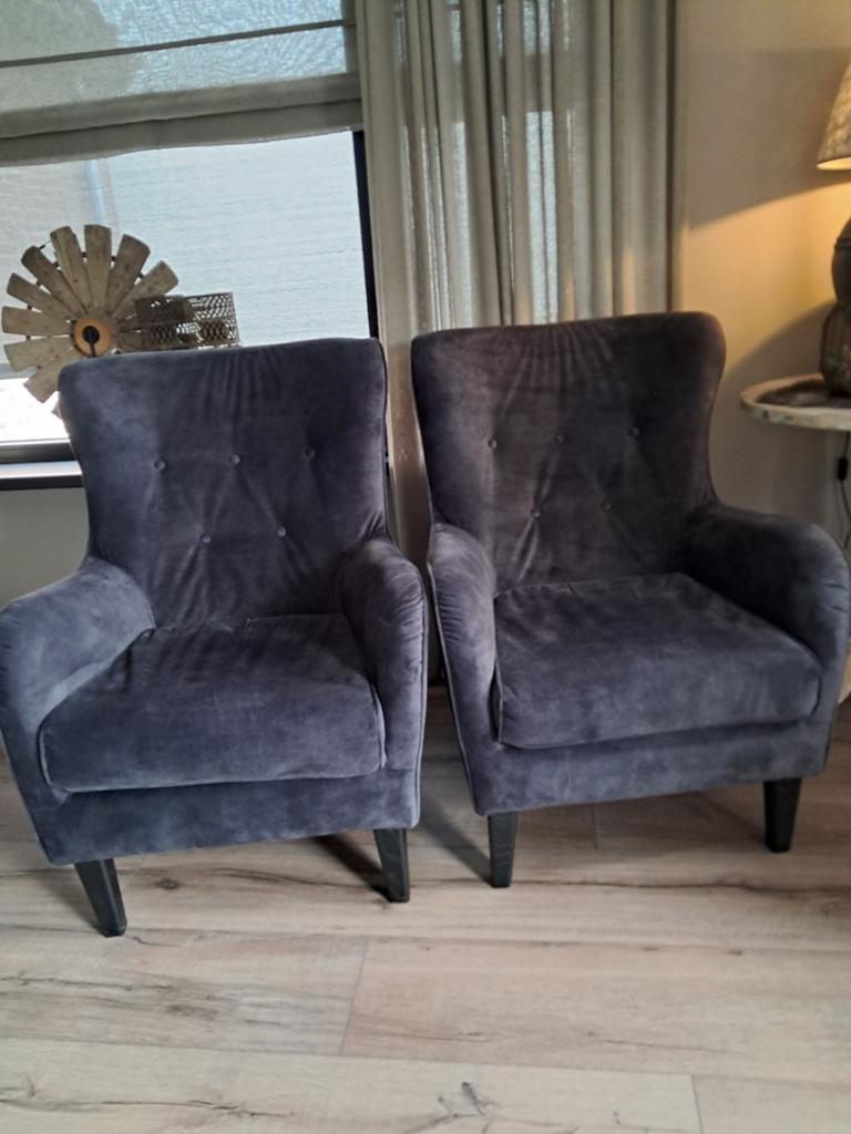 2 prachtige fauteuils weinig gebruikt gekocht bij Cosy., Ophalen, Minder dan 75 cm, 50 tot 75 cm