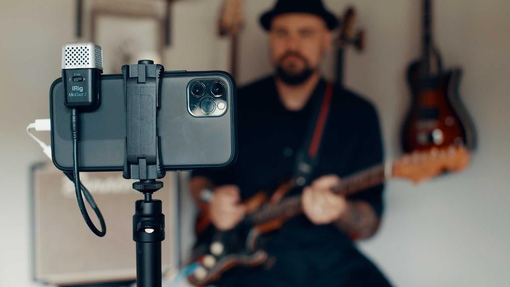 IK Multimedia iRig Mic Cast 2 voice recorder microfoon, ., Overige typen, Nieuw, Ophalen of Verzenden
