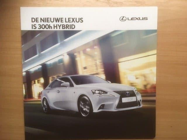 Lexus   IS   300h   Hybrid   brochure     2013    NL, Ophalen of Verzenden, Zo goed als nieuw, Overige merken
