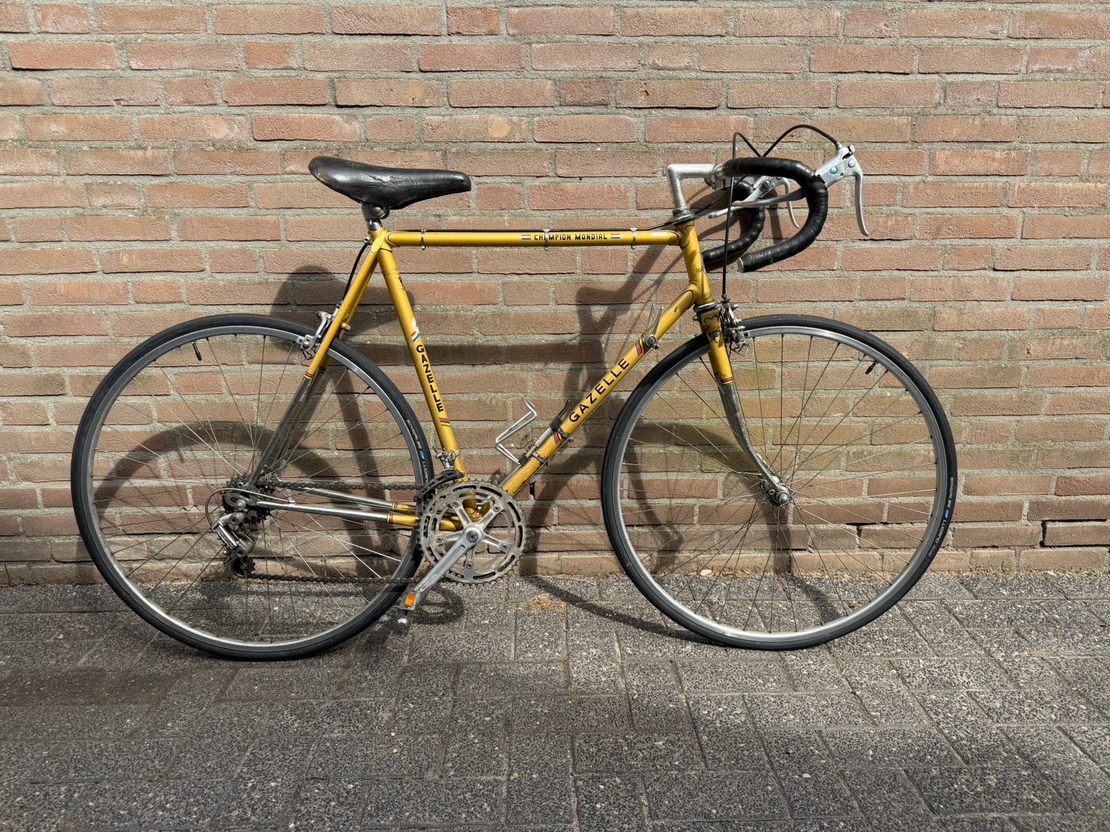Te koop mooie vintage Racefiets Gazelle Champion mondial, Fietsen en Brommers, Fietsen | Racefietsen, Ophalen, 28 inch, Gebruikt