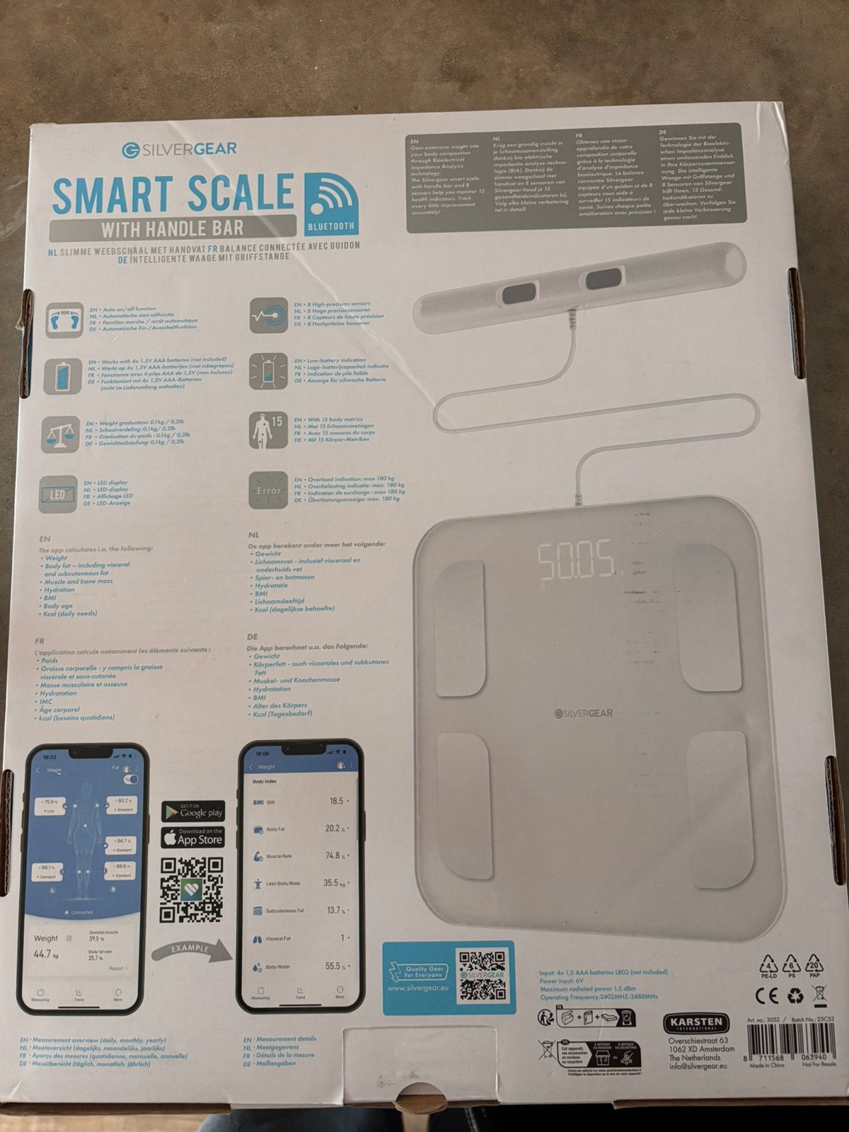 Smart scale  silvergear, Ophalen of Verzenden, Nieuw
