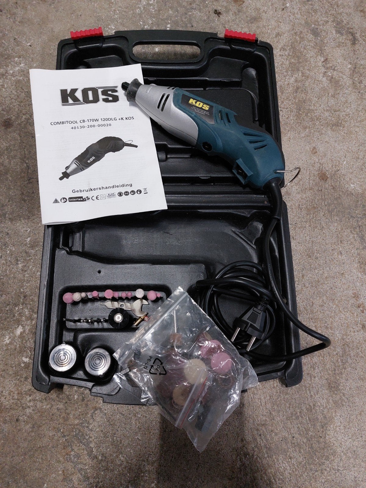 Combitool/dremel Kos in koffer, Ophalen of Verzenden