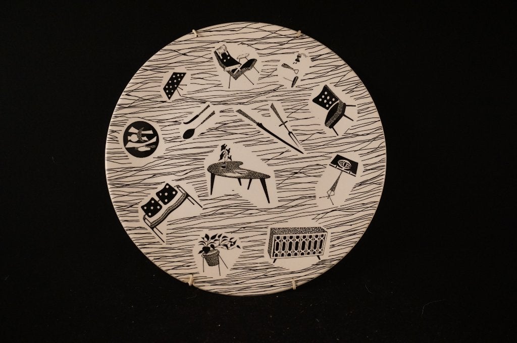 Iconisch Vintage Ridgway "Homemaker" Dinerbord (25,5 cm), Antiek en Kunst, Ophalen of Verzenden