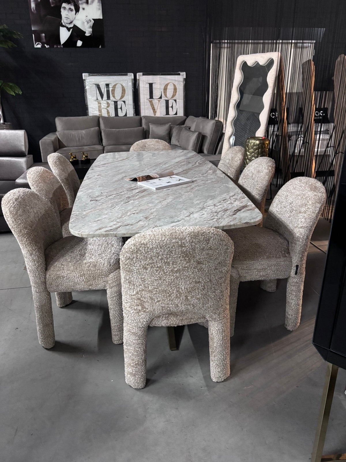 Eetkamerstoel brandi van richmond Interiors (per 2 stuks), Ophalen of Verzenden, Zo goed als nieuw, Overige kleuren, Stof