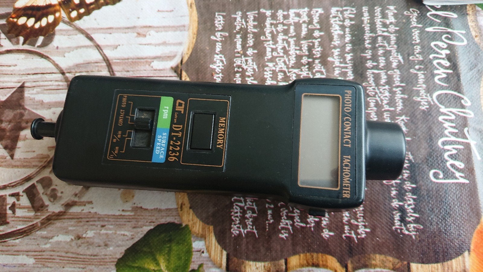 Lutron DT-2236 tacho meter, Ophalen of Verzenden, Gebruikt