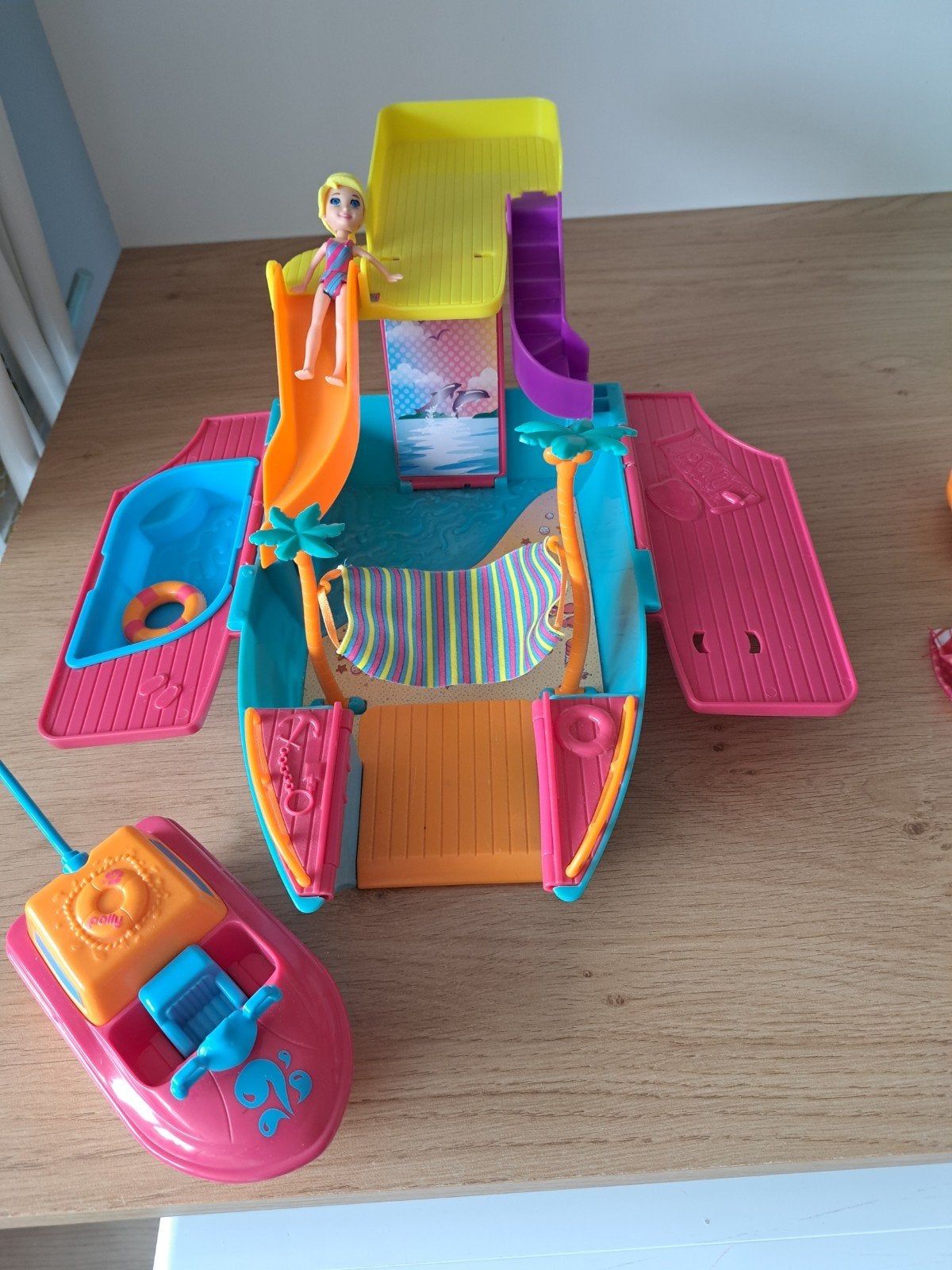 Polly Pocket Speelset met Boot en Accessoires, Ophalen, Gebruikt, Overige typen