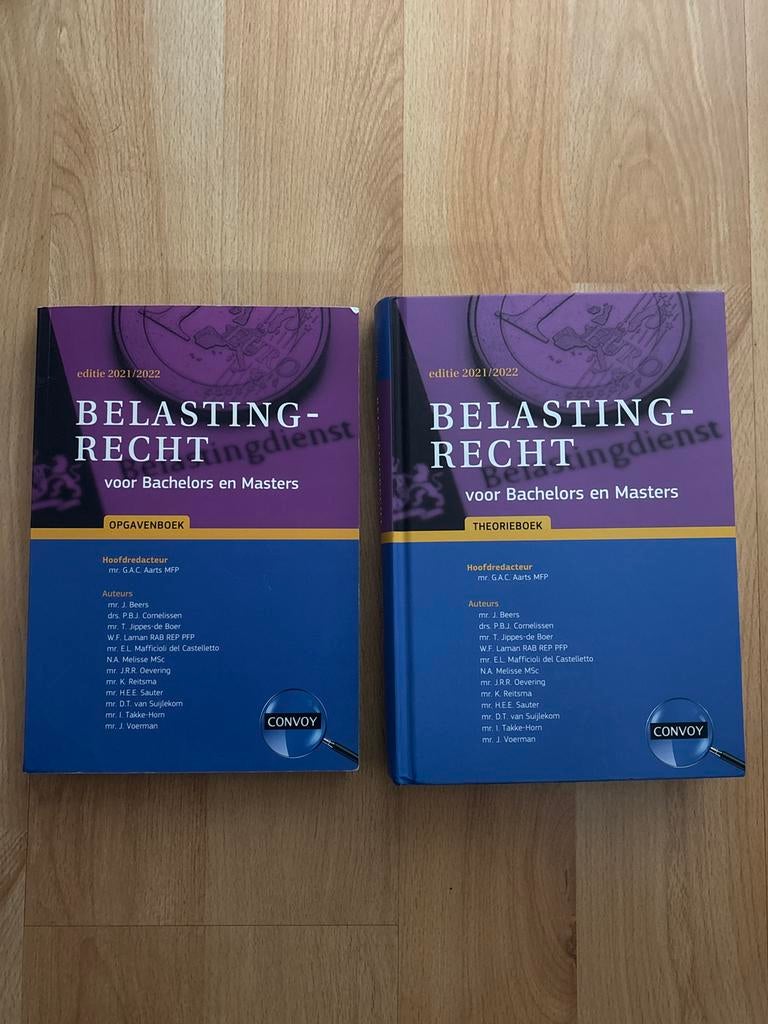 Belastingrecht Bachelors/Masters 2021/2022, Ophalen, Gamma, Zo goed als nieuw, HBO