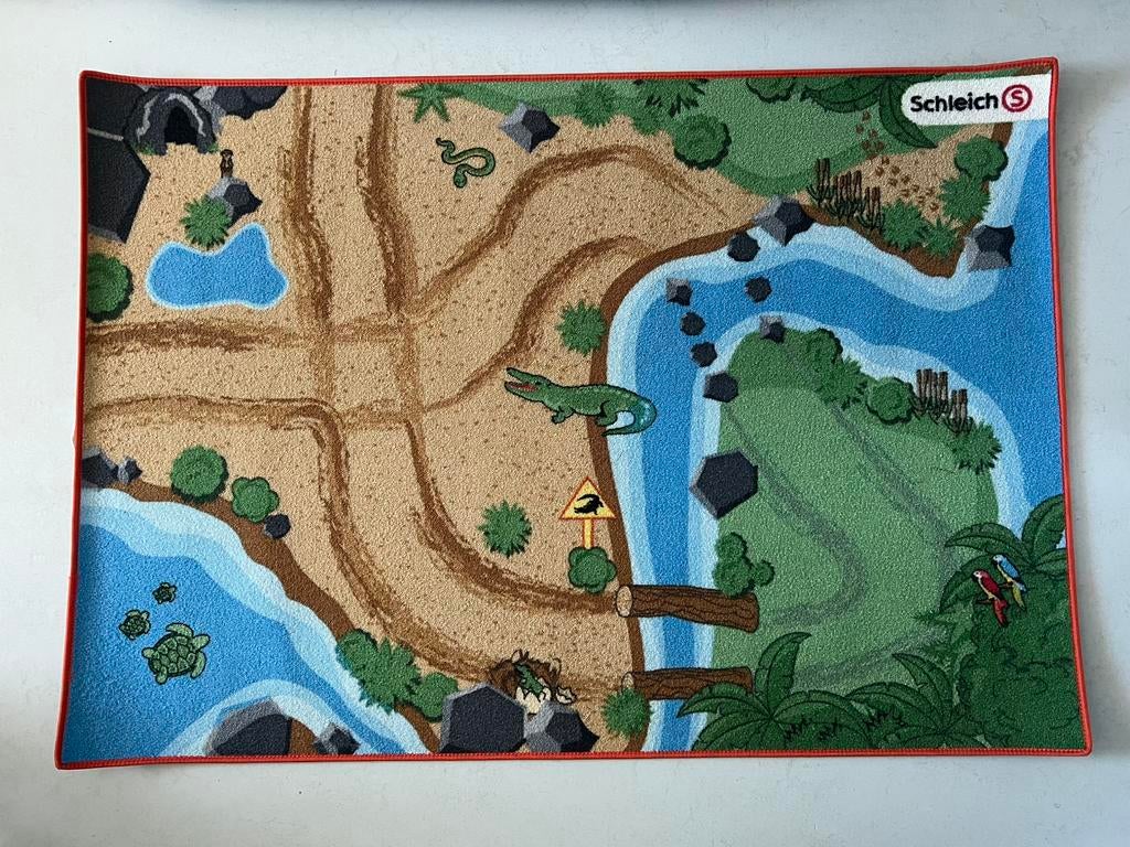 Schleich wild life speelkleed 93x133cm, Ophalen, Zo goed als nieuw