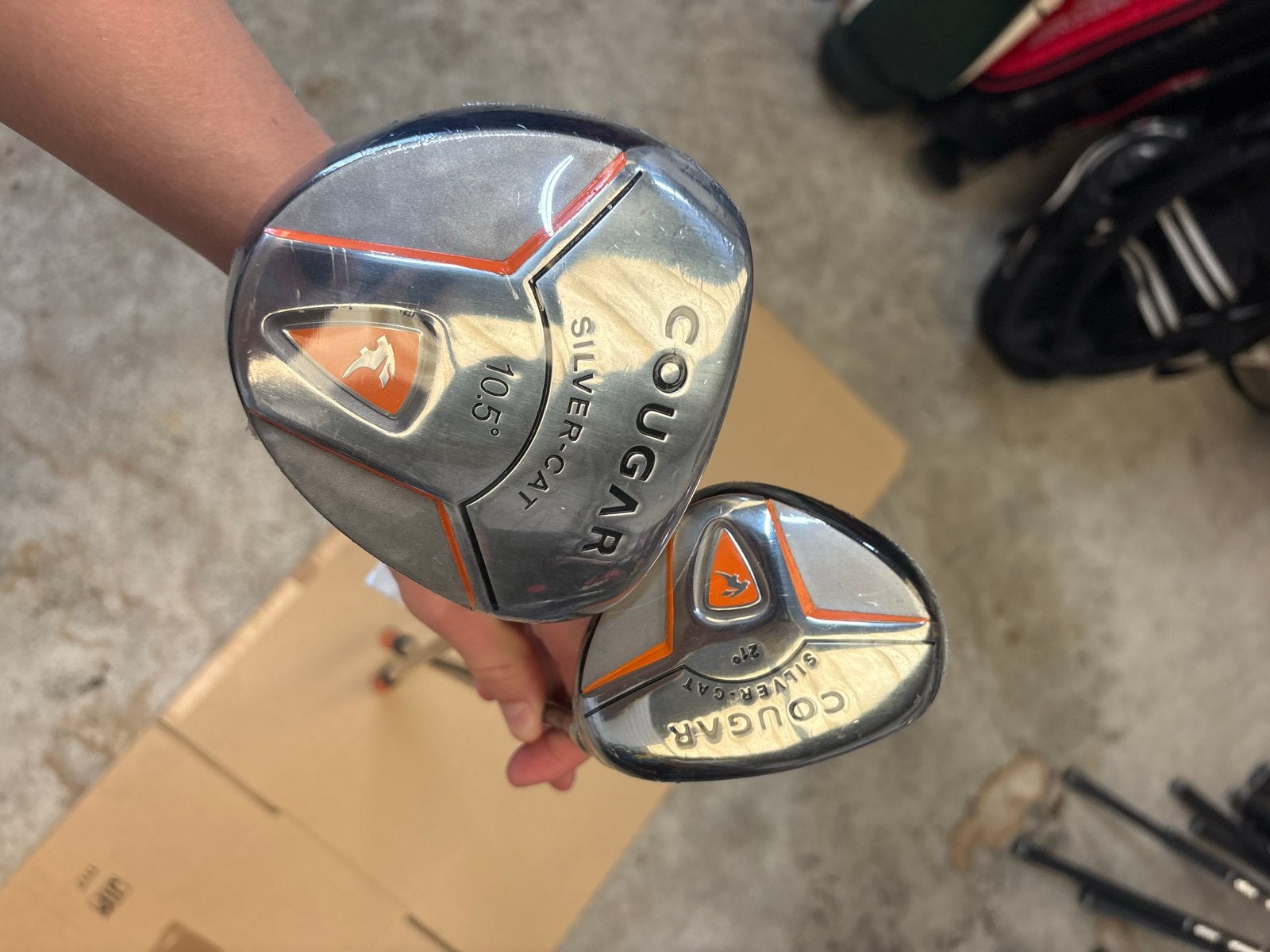 Cougar Silver Cat Golfclubs – Driver 10,5 + 27, Sport en Fitness, Ophalen of Verzenden, Nieuw, Club, Overige merken