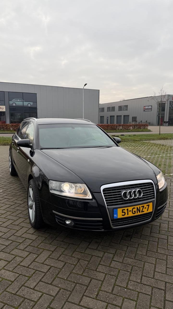Audi A6 2.0 Tfsi Avant 125KW AUT 2008 Zwart, Auto's, Audi, Particulier, A6, ABS, Adaptieve lichten, Airbags, Airconditioning, Alarm