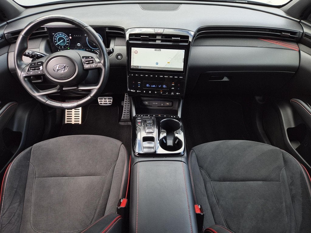 Hyundai Tucson 1.6 T-GDI PHEV N Line 4WD / Dealer onderhoude, Auto's, Hyundai, Automaat, 1350 kg, 14 kWh, Gebruikt