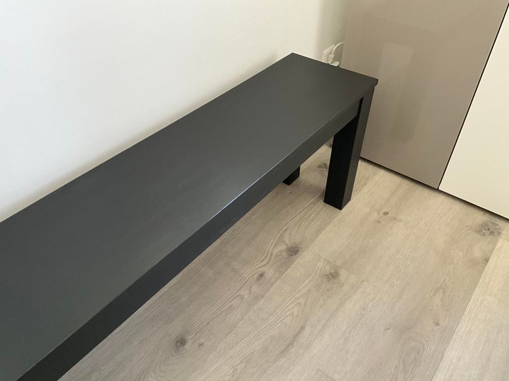 Donker grijs zitbankje, Ophalen, Gebruikt