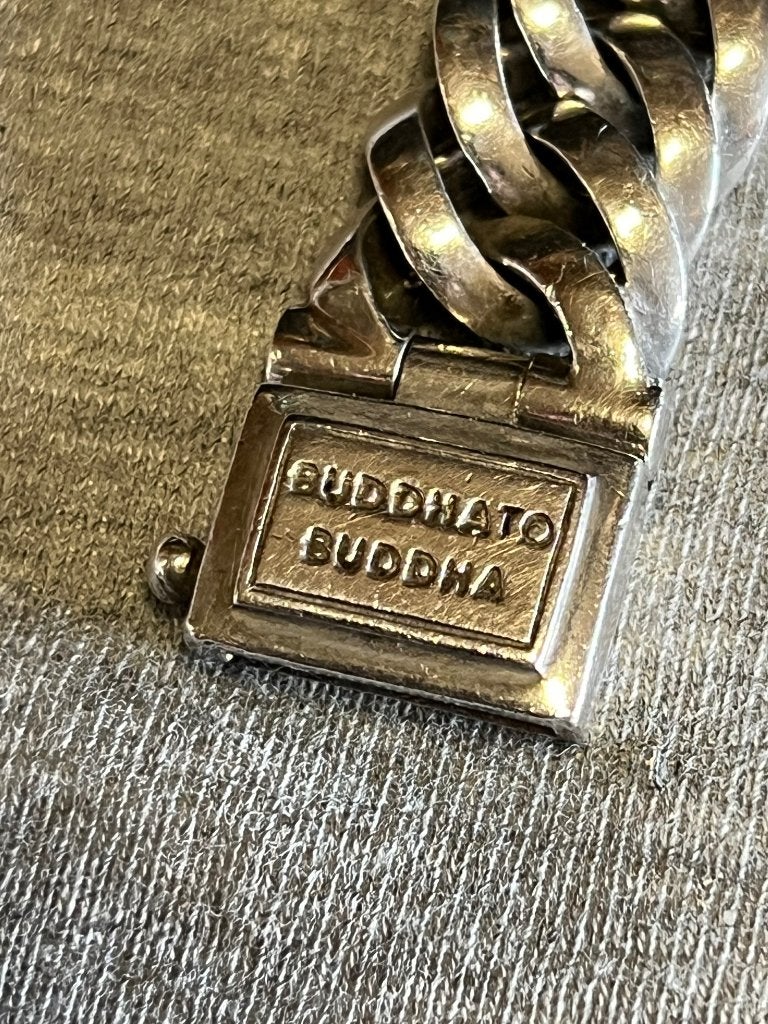 Buddha to Buddha Chain Armband 925 Zilver 18.5cm, Ophalen of Verzenden, Zo goed als nieuw, Zilver, Zilver