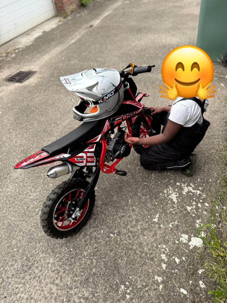 Zo goed als nieuwe Pitbike - Perfect voor jonge rijders!, Ophalen, Zo goed als nieuw, Schijfrem, Pitbike
