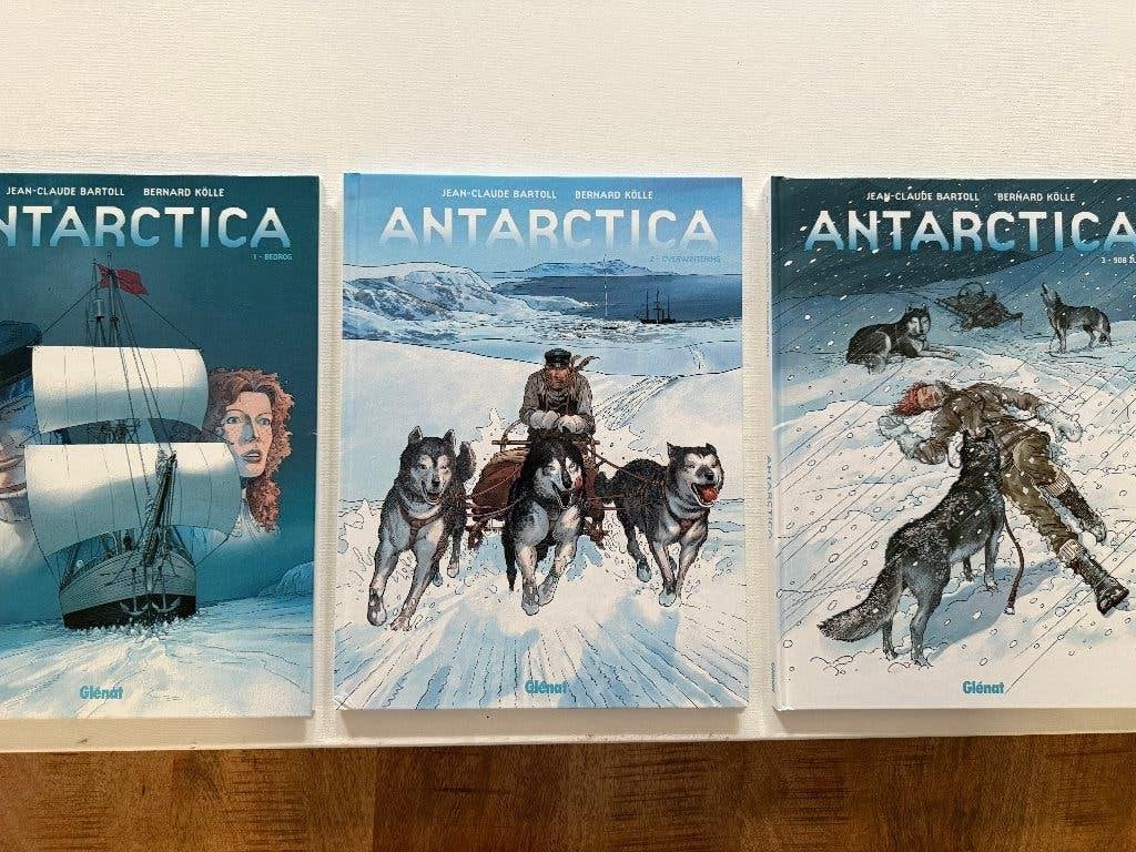 Antarctica Complete Serie (3 delen) - Stripboeken, Complete serie of reeks, Ophalen of Verzenden, Zo goed als nieuw, Jean-Claude Bartoll, Bernard Kolle