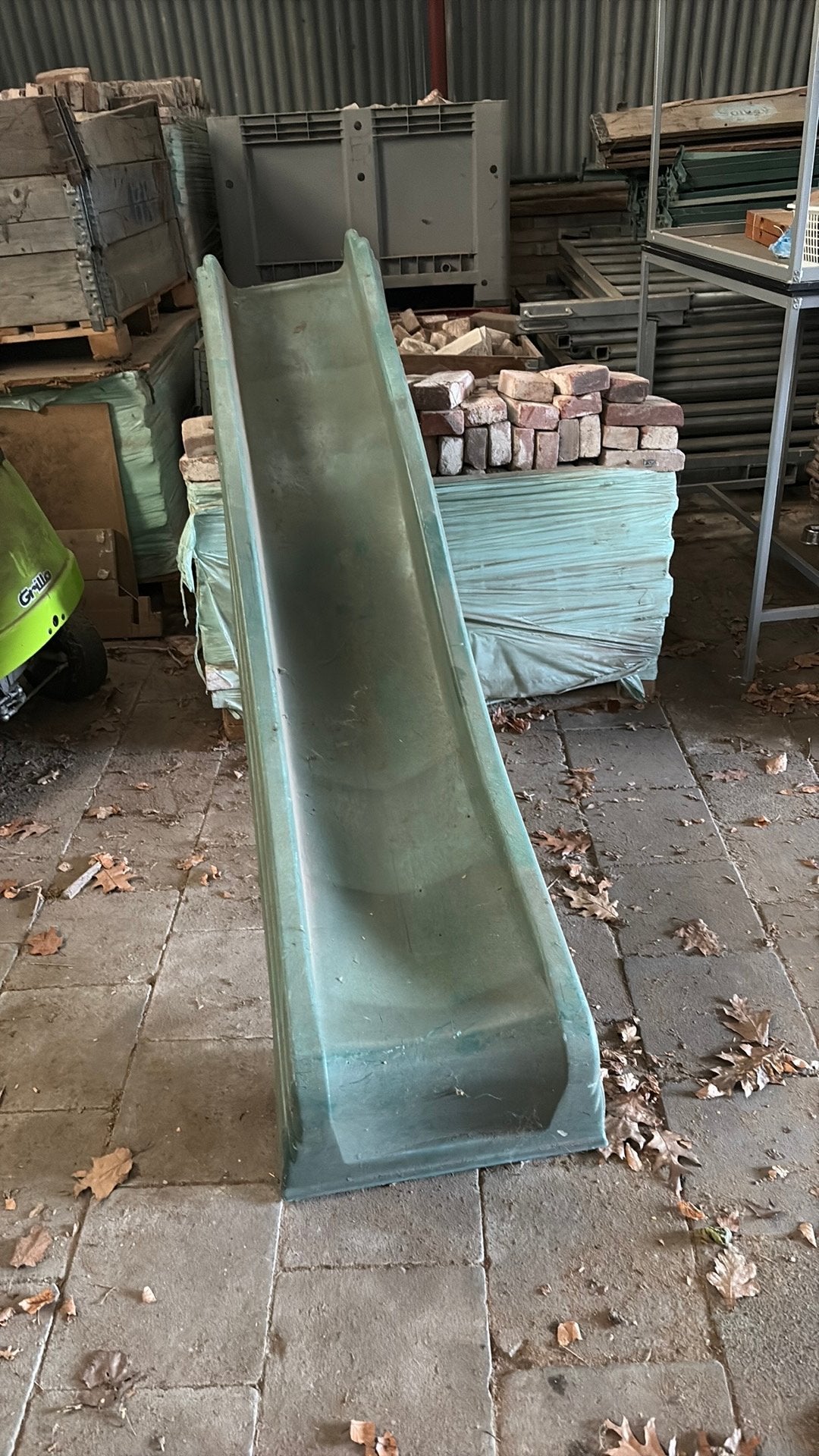 Glijbaan groen, Ophalen, Zo goed als nieuw, Glijbaan