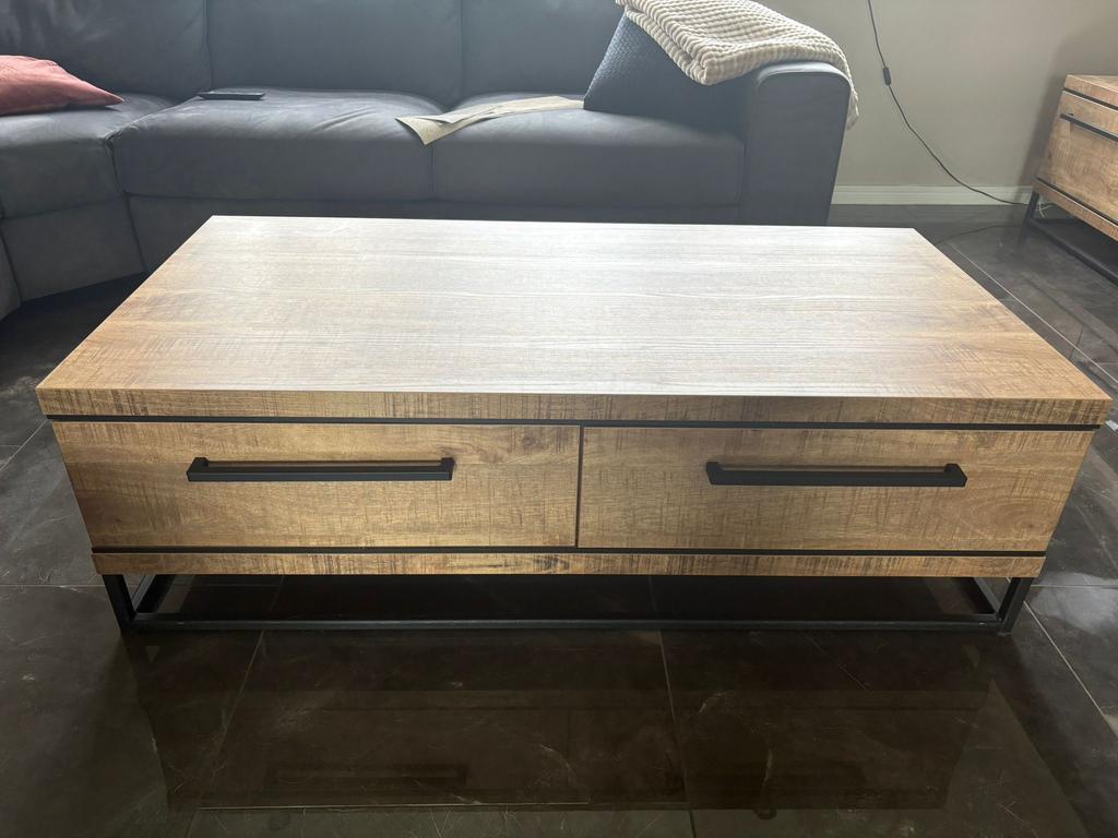 Salon tafel, zo goed als nieuw, Ophalen, 100 tot 150 cm, 50 tot 100 cm, Zo goed als nieuw