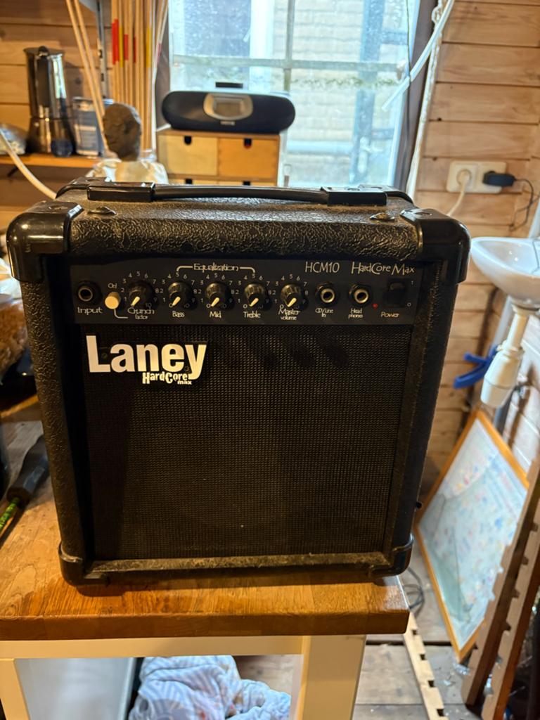 Laney HCM10 HardCore Max Gitaarversterker 20 Watt, Muziek en Instrumenten, Versterkers | Bas en Gitaar, Ophalen of Verzenden, Gebruikt