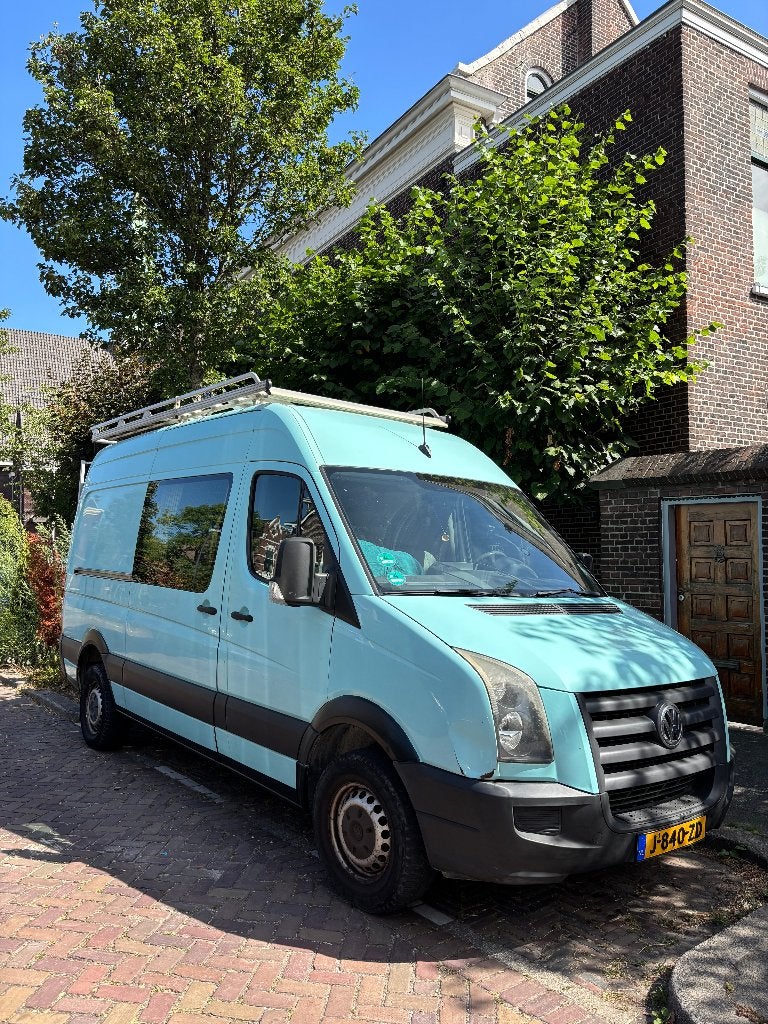 Camper/Surfbus Volkswagen Crafter  - 2 personen (+ kind), Chemisch toilet, Buscamper of Camperbus, Volkswagen, 5 tot 6 meter