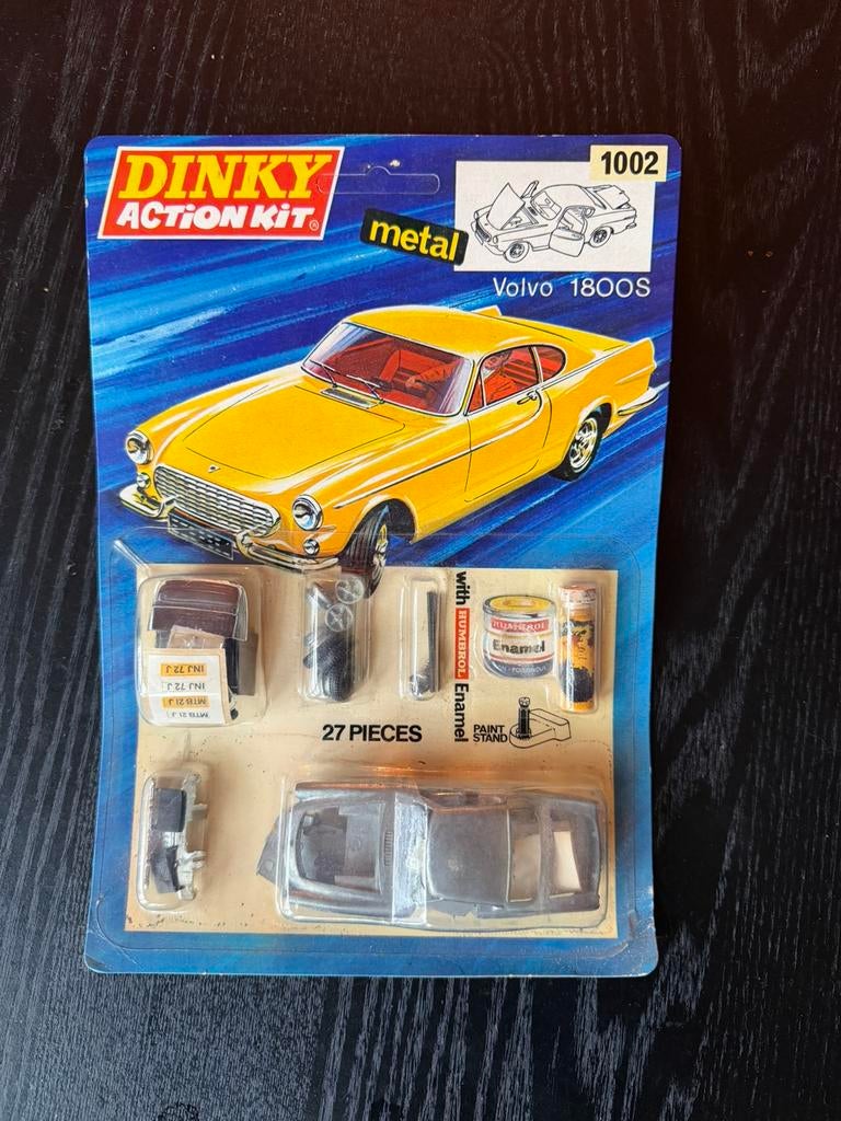 Dinky Toys Action Kit #1002 Volvo 1800S, Ophalen of Verzenden, Zo goed als nieuw, Auto
