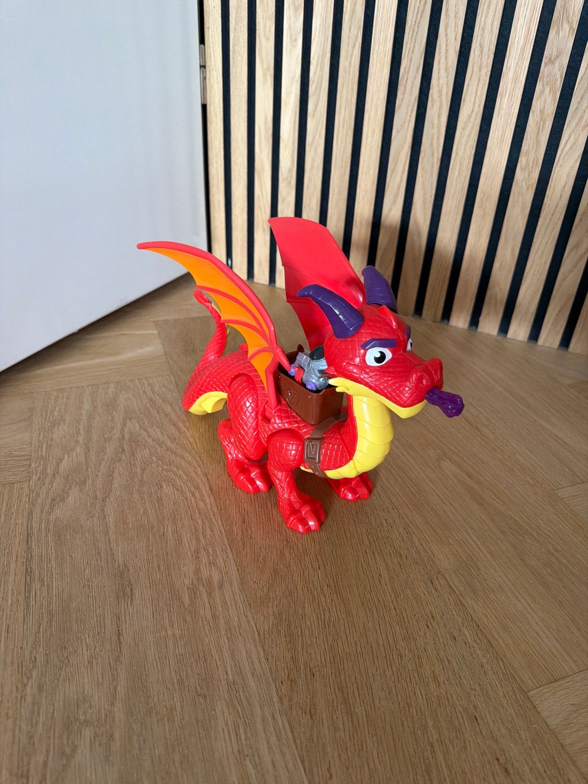 PAW Patrol Rescue Knights: Draak Sparks & Pup Claw Speelset, Ophalen, Zo goed als nieuw