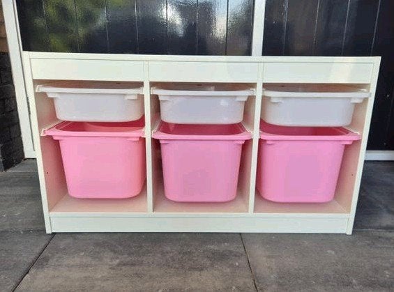 Trofast IKEA Basiselement Wit., Ophalen, Gebruikt, 75 tot 100 cm, Minder dan 50 cm