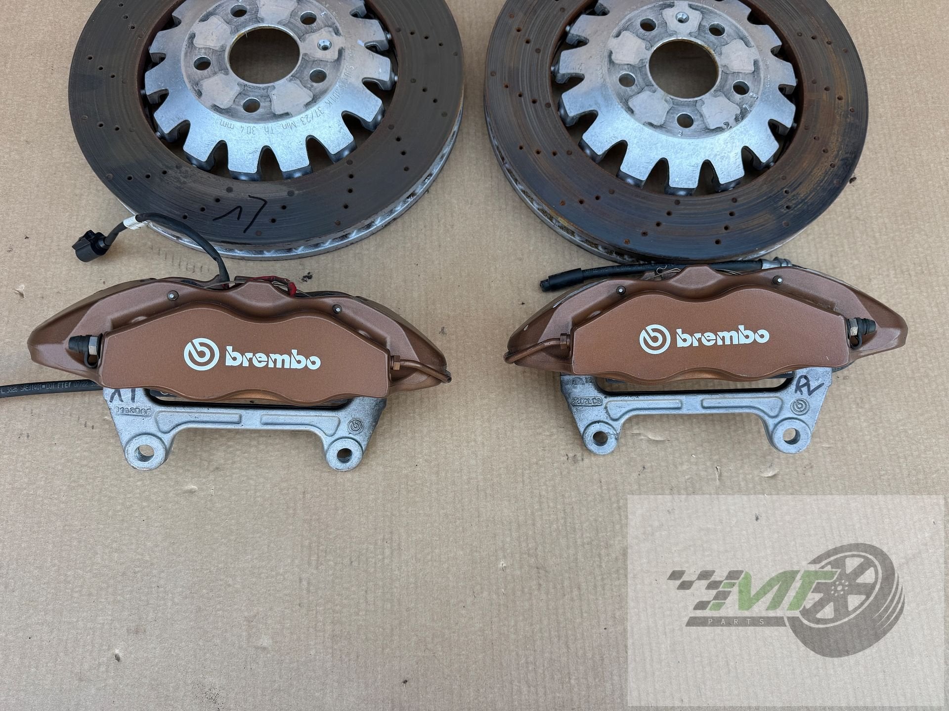 Vw Audi SEAT Caddy Golf A3 BREMBO PERFORMANCE remmen 370mm, Gebruikt, - Autovía A-2, Km 585 08760 Martorell  Espana, Overige automerken