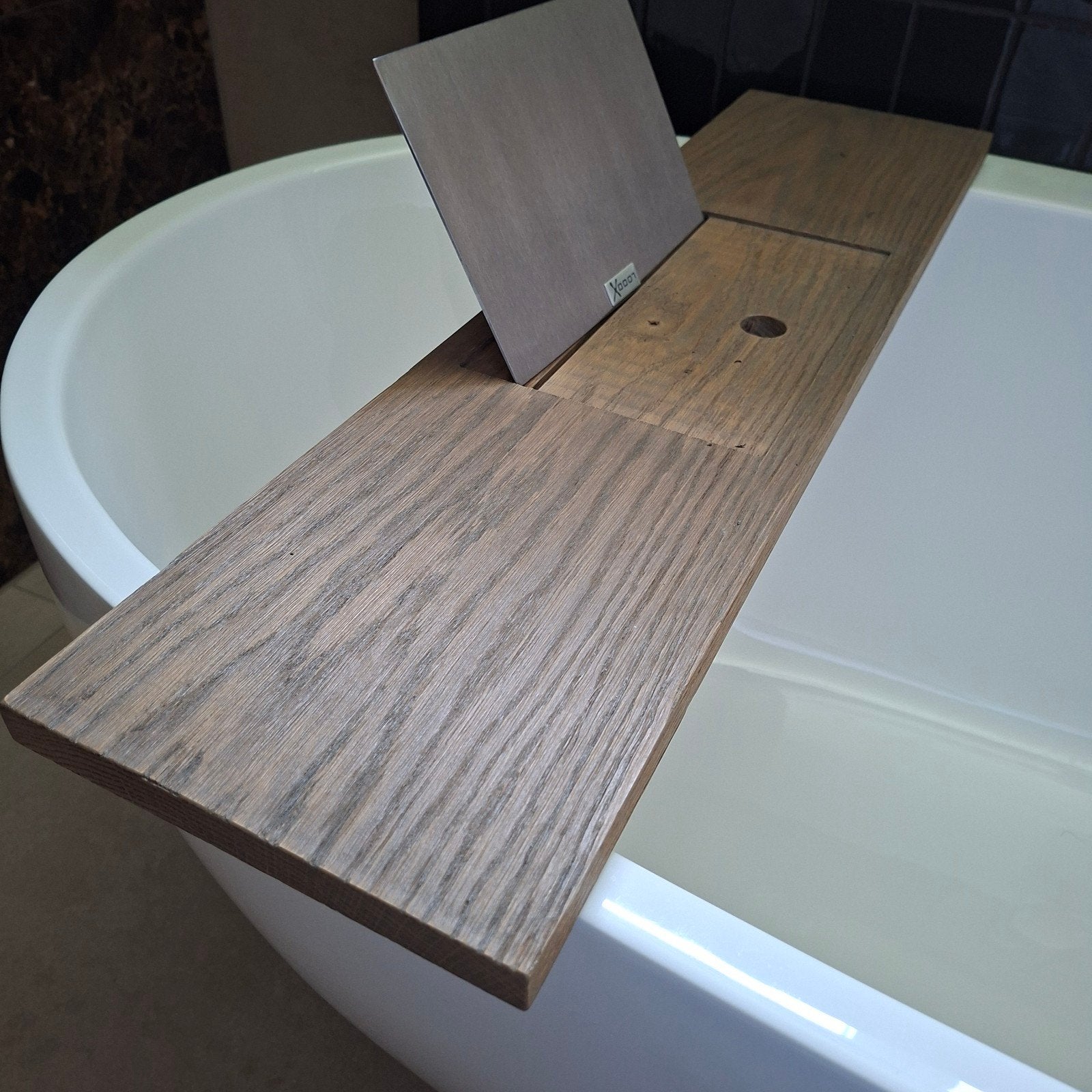 mooie luxe nieuwe houten badplank van looox, Ophalen, Nieuw, Bruin
