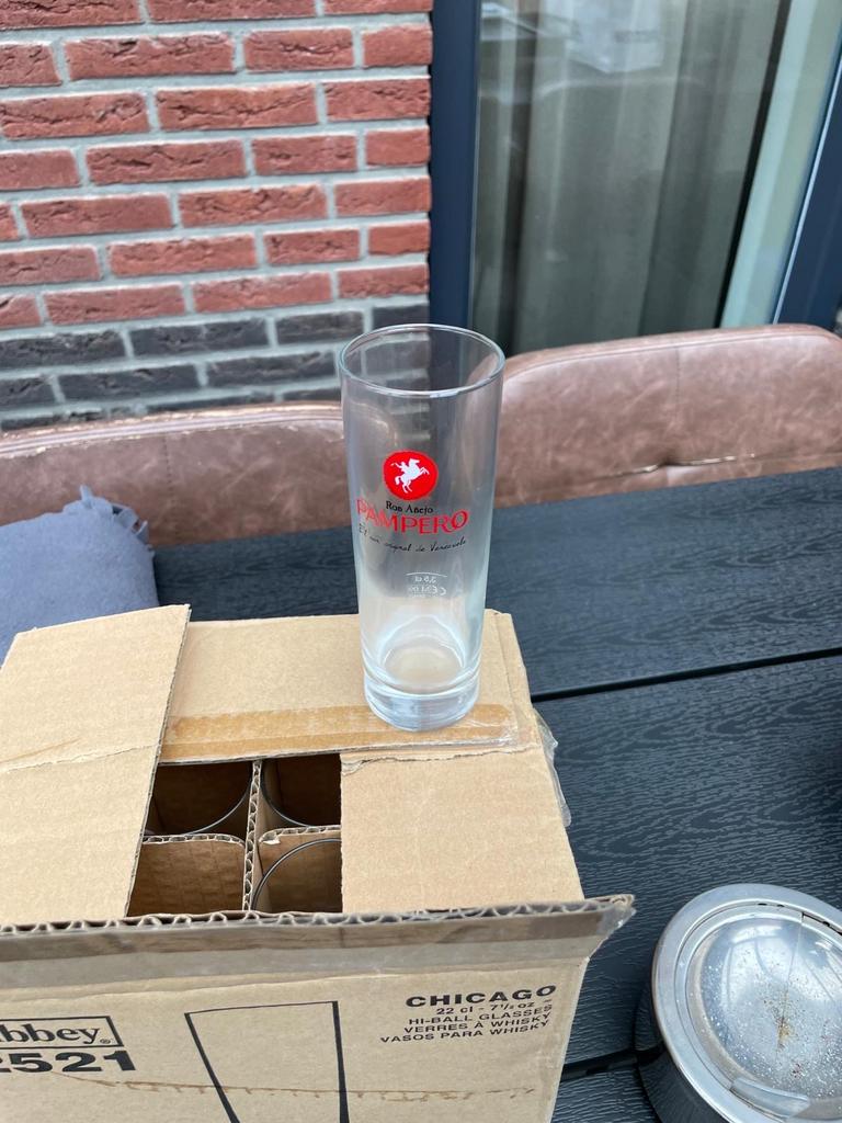 Libbey Chicago Hi-Ball Glazen - 12 stuks, Nieuw, Ophalen of Verzenden, Overige merken, Glas