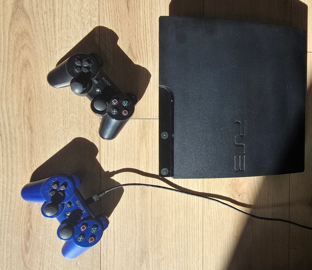 Playstation3 Slim met 13 games, Met 2 controllers, Slim, Gebruikt, Met games