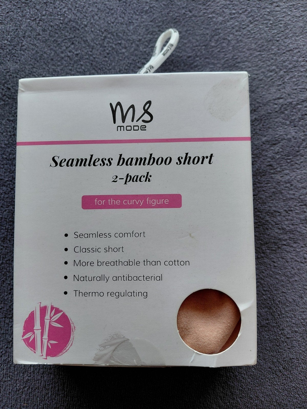 MS Mode Naadloze Bamboe Short 2-pack XXL, Kleding | Dames, MS Mode, Ophalen of Verzenden, Beige, Broekje of Short