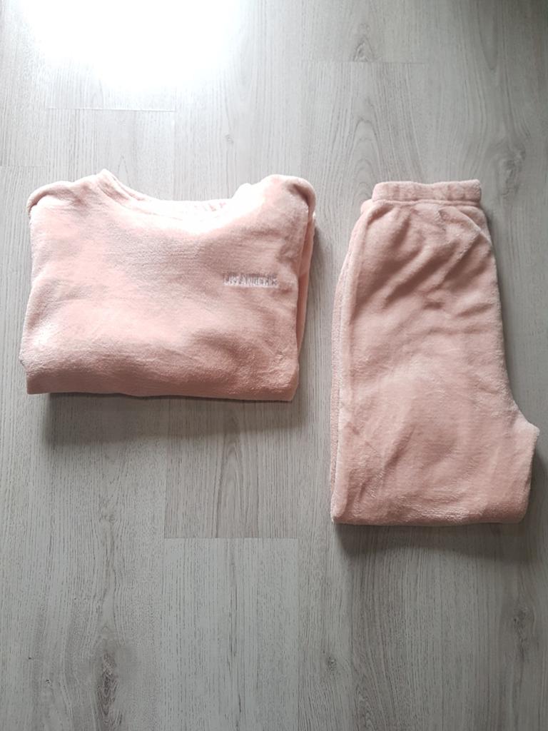Teddy huispak roze one size, Kleding | Dames, Verzenden, Nieuw, Roze