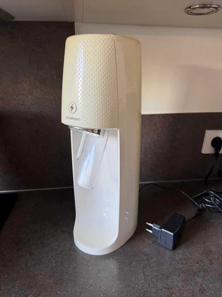 Sodastream wit one touch, Ophalen of Verzenden, Gebruikt