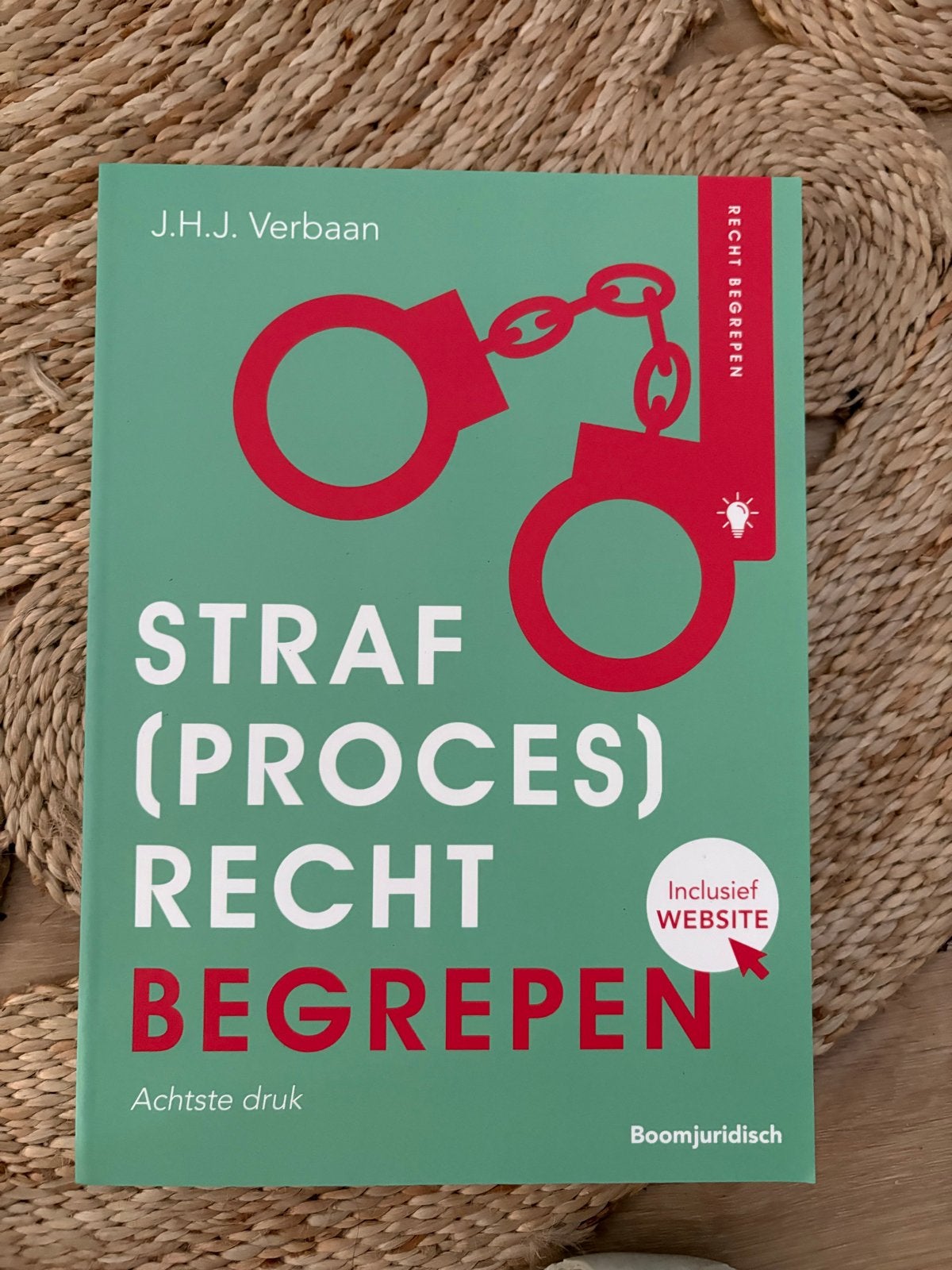 Straf(proces)recht Begrepen - J.H.J. Verbaan (8e druk), Ophalen of Verzenden, Gamma, Zo goed als nieuw, HBO