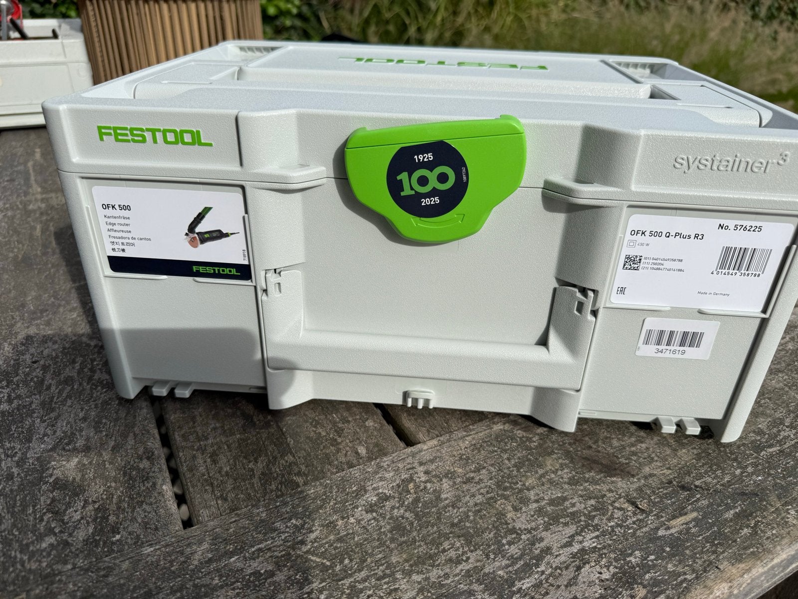 Festool Systainer SYS M 187, Ophalen, Nieuw, Elektrisch, Kantenfrees