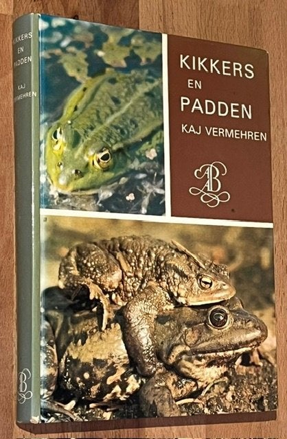 Kaj Vermehren. Kikkers en Padden. Uitg. A.A. Balkema. 1977, Boeken, Gelezen, Ophalen of Verzenden, Kaj Vermehren, Reptielen of Amfibieën